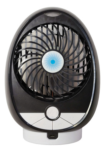 Ventilador Escritorio Carro Parlante Bluetooth Recargable 