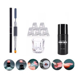 Kit Polygel Poligel Moldes F1 Presilha Acrilica Monomer