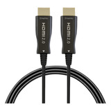 Cabo Fibra Óptica Ativa (aoc) Hdmi2.0 4k 60hz/18gbps 50metro