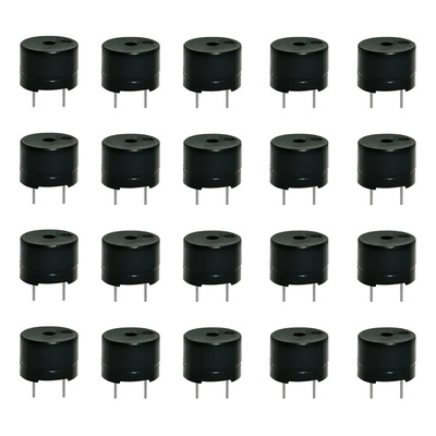 Kit 20 Buzzer Pasivo Zumbador 12mm 16r 3v-12v Alarma Sonido | MercadoLibre