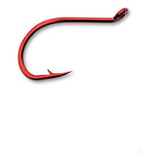 Anzuelos Rojos Mustad 92554 X10uni Ideal Lisa