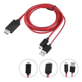 Cable Adaptador Usb Macho Y Hembra A Hdmi Hdtv 1080p Av A