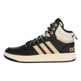 Zapatilla adidas Hoops 3.0 Mid Hombre Negras/cremas