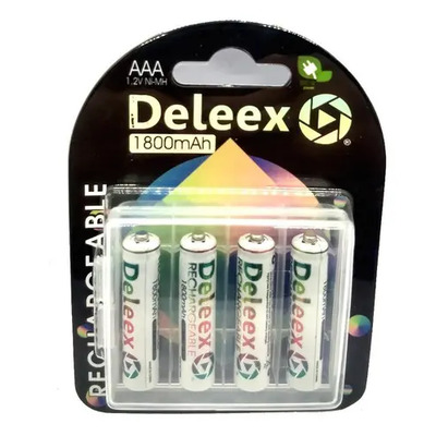 Pila Recargable Aaa 1800mah X 4 Unidades Blister | MercadoLibre