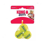 Kong Squeak Air Balls Juguete Pelota Xs C/ Chifle X 3u Perro