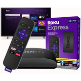 Smart Tv Box Roku Express Full Hd Streaming Player Controle
