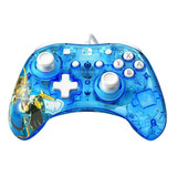 Rock Candy Wired Gaming Switch Pro Controller Pdp Color Azul