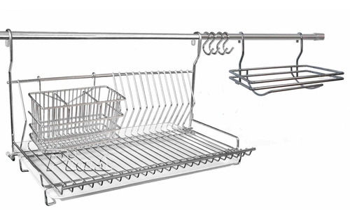 Kit Cocina Escurridor Secaplatos Colgante! 3 Piezas! 90 Cm !