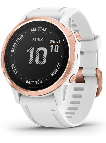 Garmin Fenix 6s Pro Correa Silicona Blanco 42mm Reloj