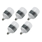 Lampara De Led 100w  E40 Galponera-11.000 Lumen Fria Pack X5