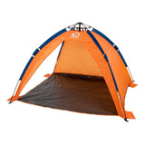 Carpa Playa Automatica Sistema Easy Up, Color Naranja