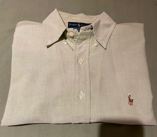 Excelente Camisa Polo Ralph Lauren Lisa Verde - Hombre Xxl 