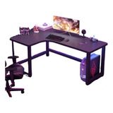 Escritorio Mesa Gamer Negro 120x60x75cm