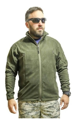 Campera Micropolar Tactica Seawolf Tactical Verde