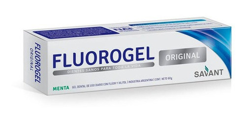 Fluorogel Gel Dental Terapéutico Con Flúor Sabor Mentax60gr