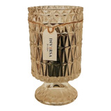 Fanal Vidrio + Velon Porta Velas Noche Artesanal Deco Oferta