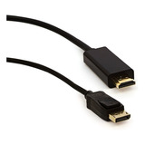 Cabo Adaptador Displayport X Hdmi 4k Definição1,5 Alta Metro