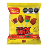 Paletas Vero Mix Fuego Club 20 Pzs