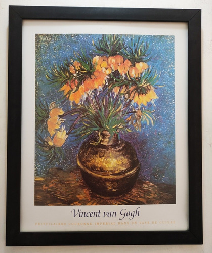 Van Gogh / Corona Imperial En Jarrón De Cobre 50 X 40 Cms