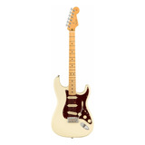 Guitarra Eléctrica Fender American Professional Ii Stratocaster De Aliso Olympic White Brillante Con Diapasón De Arce