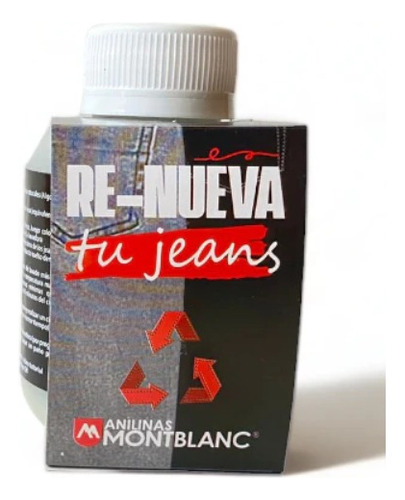 Anilina Montblanc Renovadora De Jean Para Lavadora (negro)