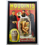 Houdini Desafío A La Muerte Poster Enmarcado 50 X 35 Cms