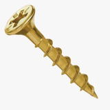 Tornillo Autoperforante Tel Madera 8x2.1/2 Dorado - 150 U