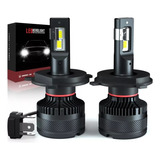 Kit Focos Led H4 Crossfox 07-09 Alta Y Baja 28000lm