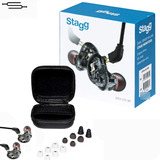 Auriculares In Ear Monitores Pro Stagg Spm235 Negro Cuota