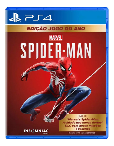 Homen Aranha Ps4 Edição Especial Jogo Do Ano Completo Fisico