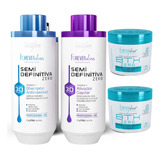 Kit Escova Progressiva 3d 2btx Zero Organica Forever Liss