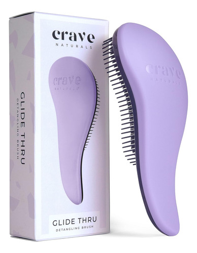 Crave Naturals Glide Thru Cepillo Desenredante Para Cabel...