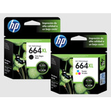 Hp 664 Xl Pack Negra - Color Original