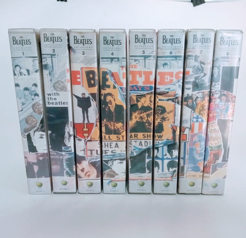 The Beatles Anthology Kit Completo 8 Fitas Vhs  