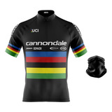 Camisa Ciclismo Mtb Cannondale Campeão Mundial