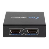 Splitter Hdmi Divisor Hdcp 1 Entrada 2 Saídas Full Hd 1x2 3d