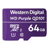 Tarjeta Microsd Western Digital Wd Purple Sc Qd101 64gb 