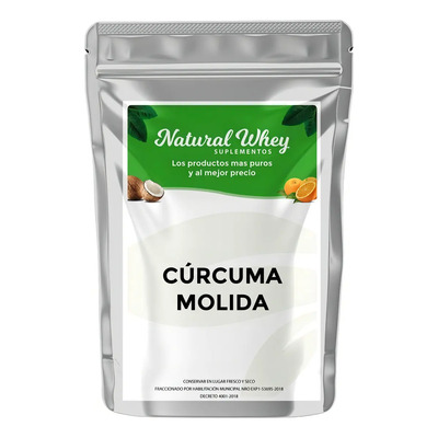 Curcuma Pura En Polvo 500 Gramos | MercadoLibre