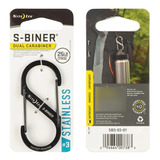 Llavero Mosquetón S-biner Dual Carabiner #3 Negro Nite Ize