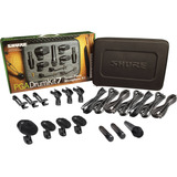Kit De Microfones Shure Pga Drum Kit 7 Para Bateria - Cor Preto