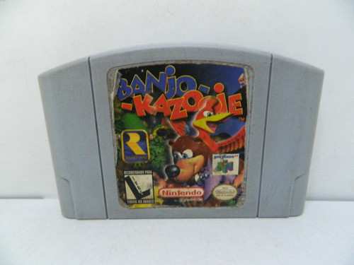 Banjo Kazooie Original Com Save P/ Nintendo 64 N64 * Loja Rj