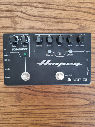 Pedal De Bajo  Ampeg Scr-di / Bass Di, Scrambler Overdrive 