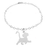 Pulsera Simba Rey Leon Caminado Plata 925 Con Envio