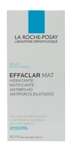 La Roche Posay Effaclar Mat Hidratante X 40ml