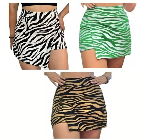 Falda Short Pack 2 Und  / Mujer