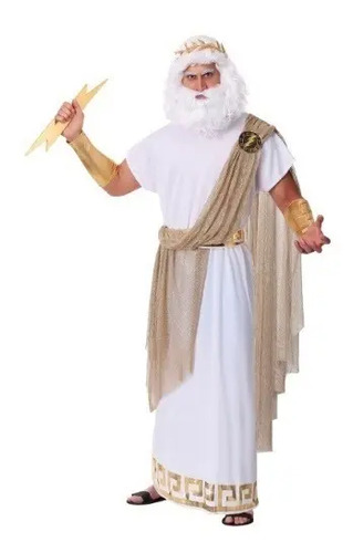 Disfraz De Dios Zeus Romano Griego Hercules Para Hombres Adultos Envio Gratis | Meses sin interés