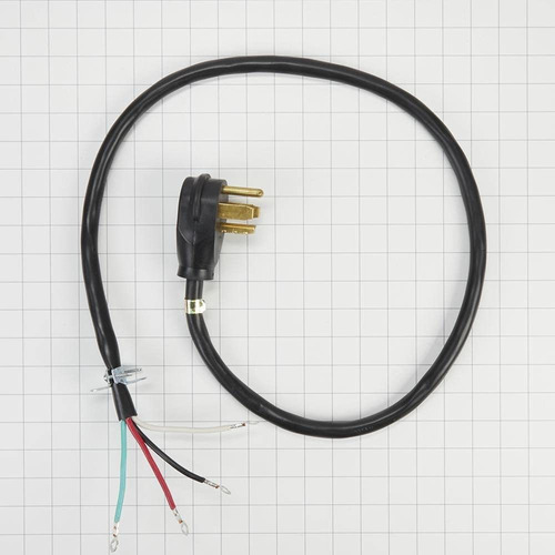 Whirlpool Pt400l - Cable De Alimentación Para Secadora, 4 Pi