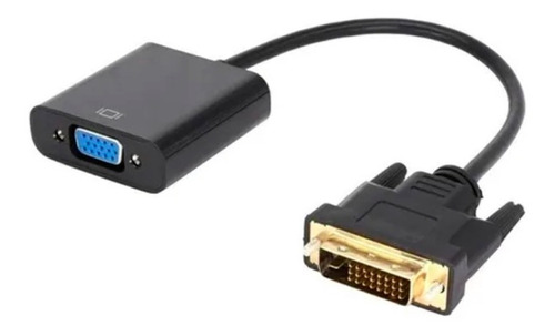 Conversor Dvi A Vga Cable Adaptador Convertidor Video Monitor Pantalla Pc Notebook