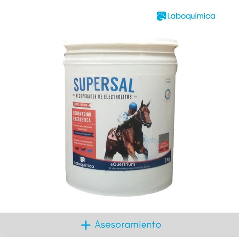 Supersal X 3kg 50 Dosis, Electrolitos Chia + Asesoramiento