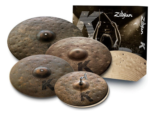 K Custom Special Dry Zildjian Set 14-16-18-21! ! Meses Diámetro 20 In